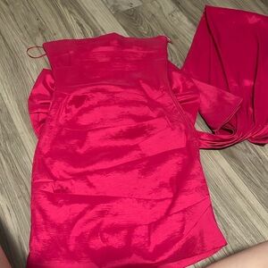 Windsor pink dress with bow size s